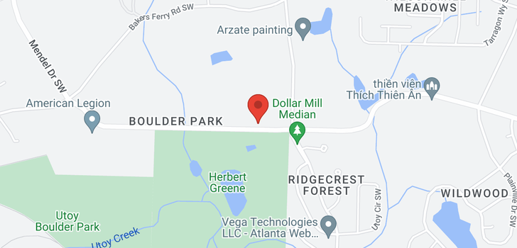 map of 4359 Boulder Park Drive SW
